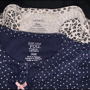 Baby robe cute pink cheetah onzie blue polka lot